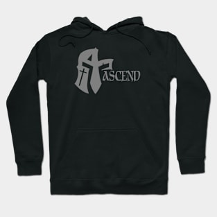 ASCEND Grey with Cross Hoodie